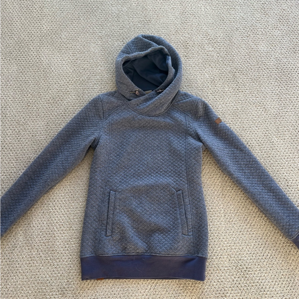 Women's Purple Quilted Sweater